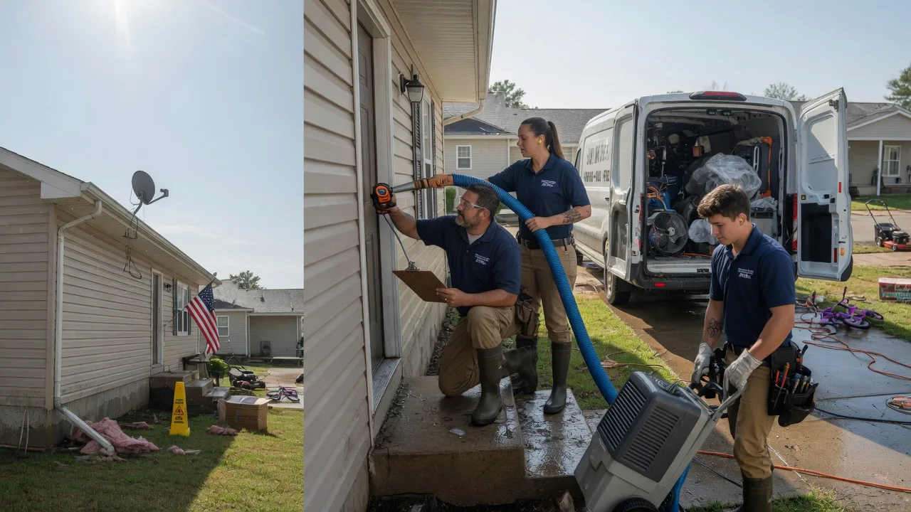 Ceiling Water Damage Restoration in Carrollton, MO near me